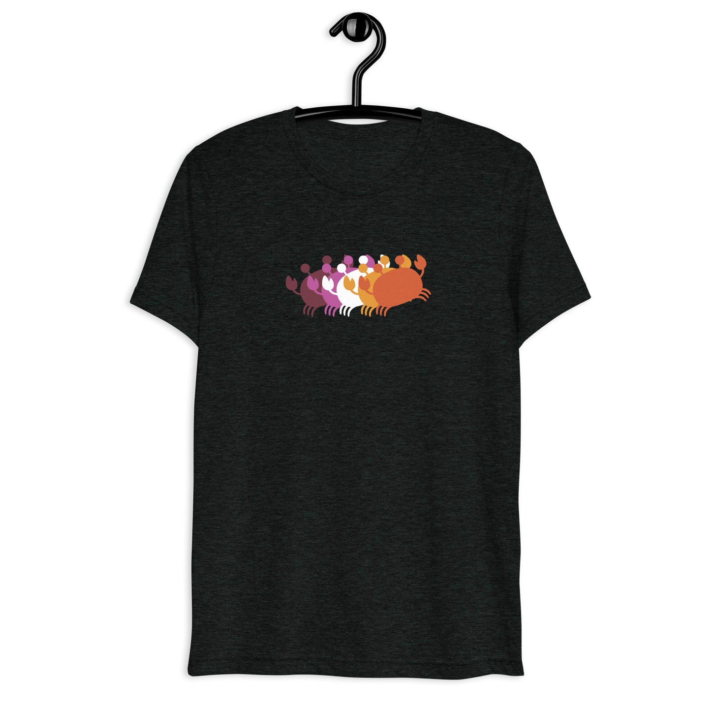 Crab People Lesbian Flag T-Shirt