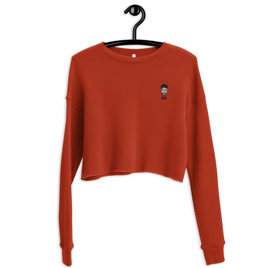 "No" Fleece Crop Sweatshirt